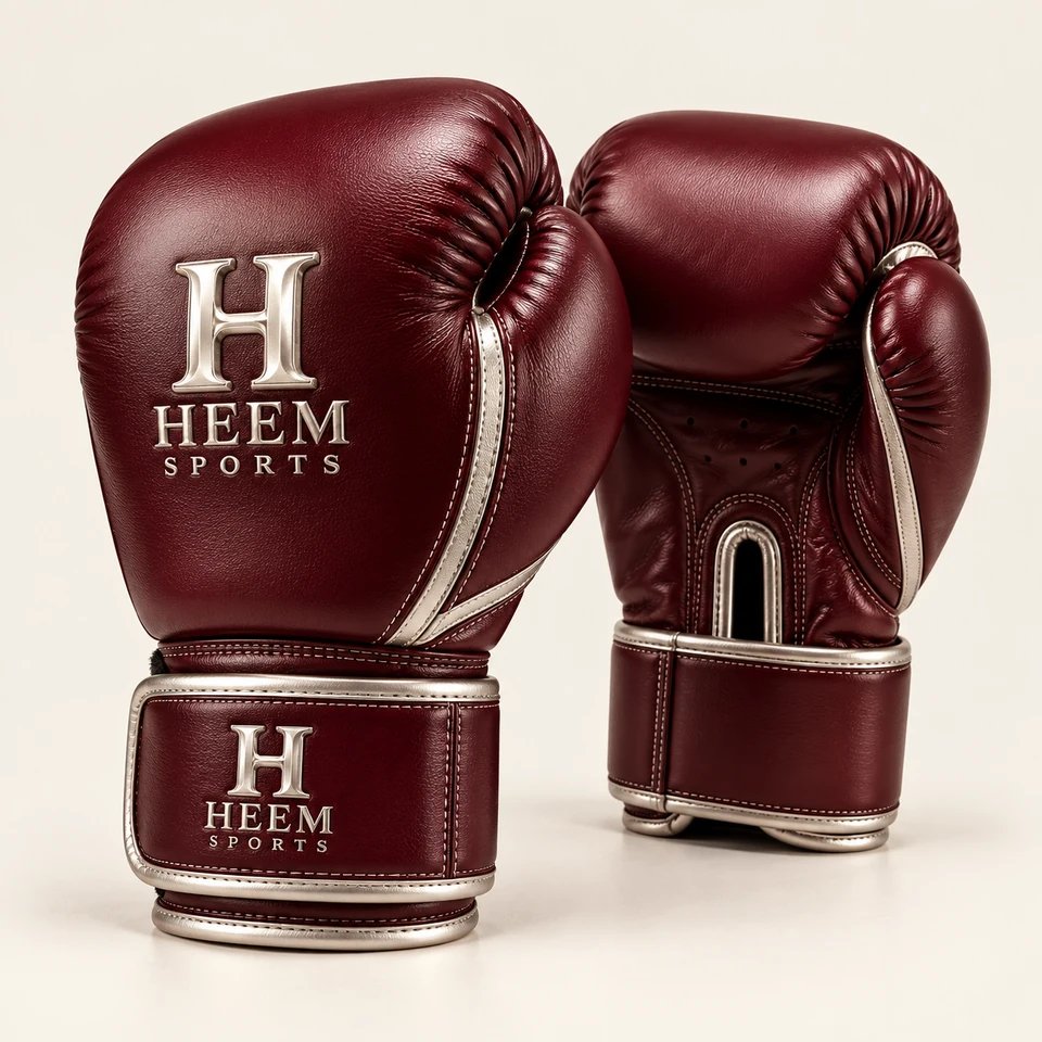 Boxing gloves — illustrative HEEM SPORTS branded product concept